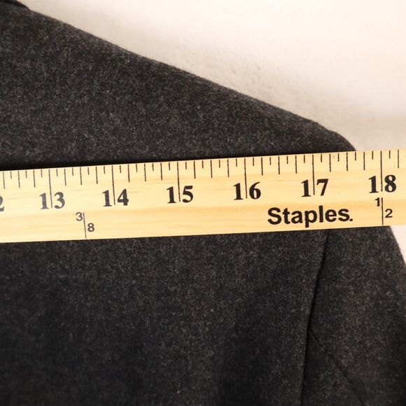 Thom Sweeney Men's 36 (EU46) Double Breasted Wool Blazer Sport Coat Gray Italy - Picture 15 of 15